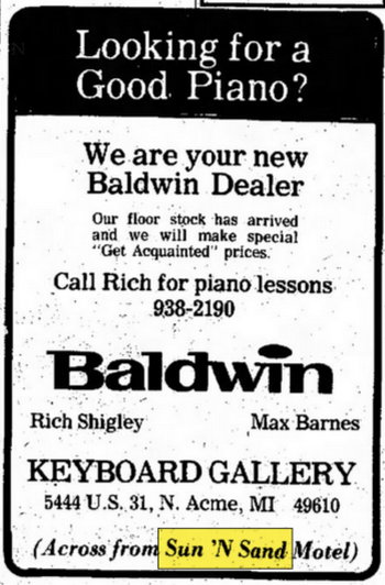 Sun n Sand Motel - Jun 22 1976 Article (newer photo)